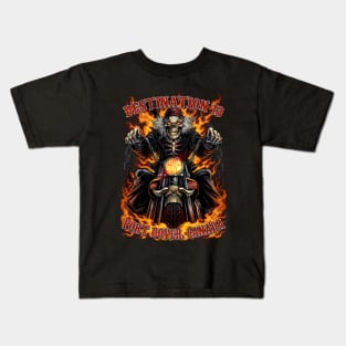 Skeleton Rider Kids T-Shirt